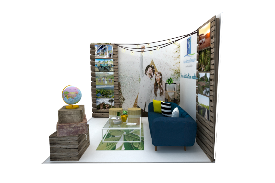 Gooderson leisure 3D exhibition design rendering and presentation