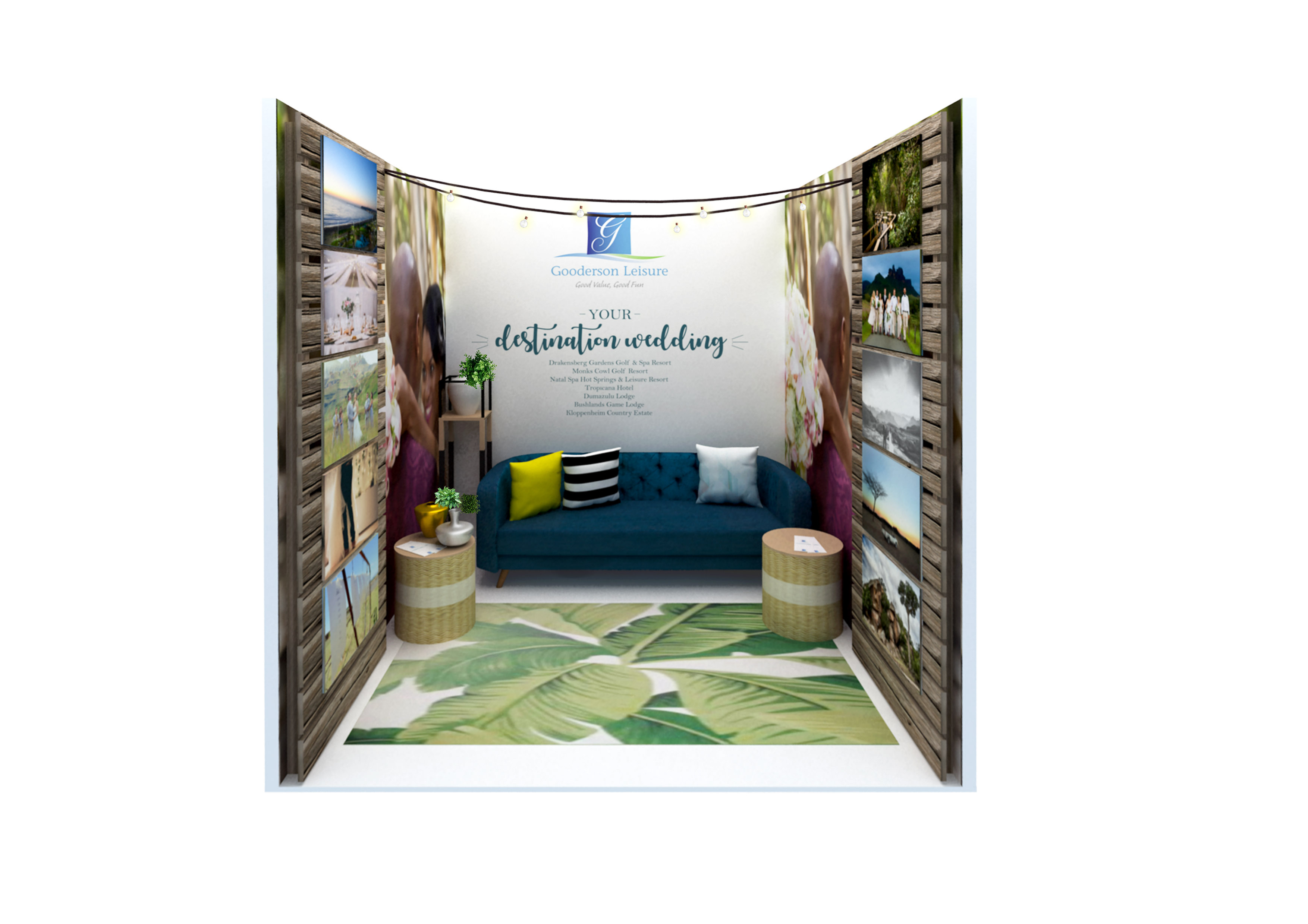 gooderson leisure 3D Exhibition design rendering and presentation