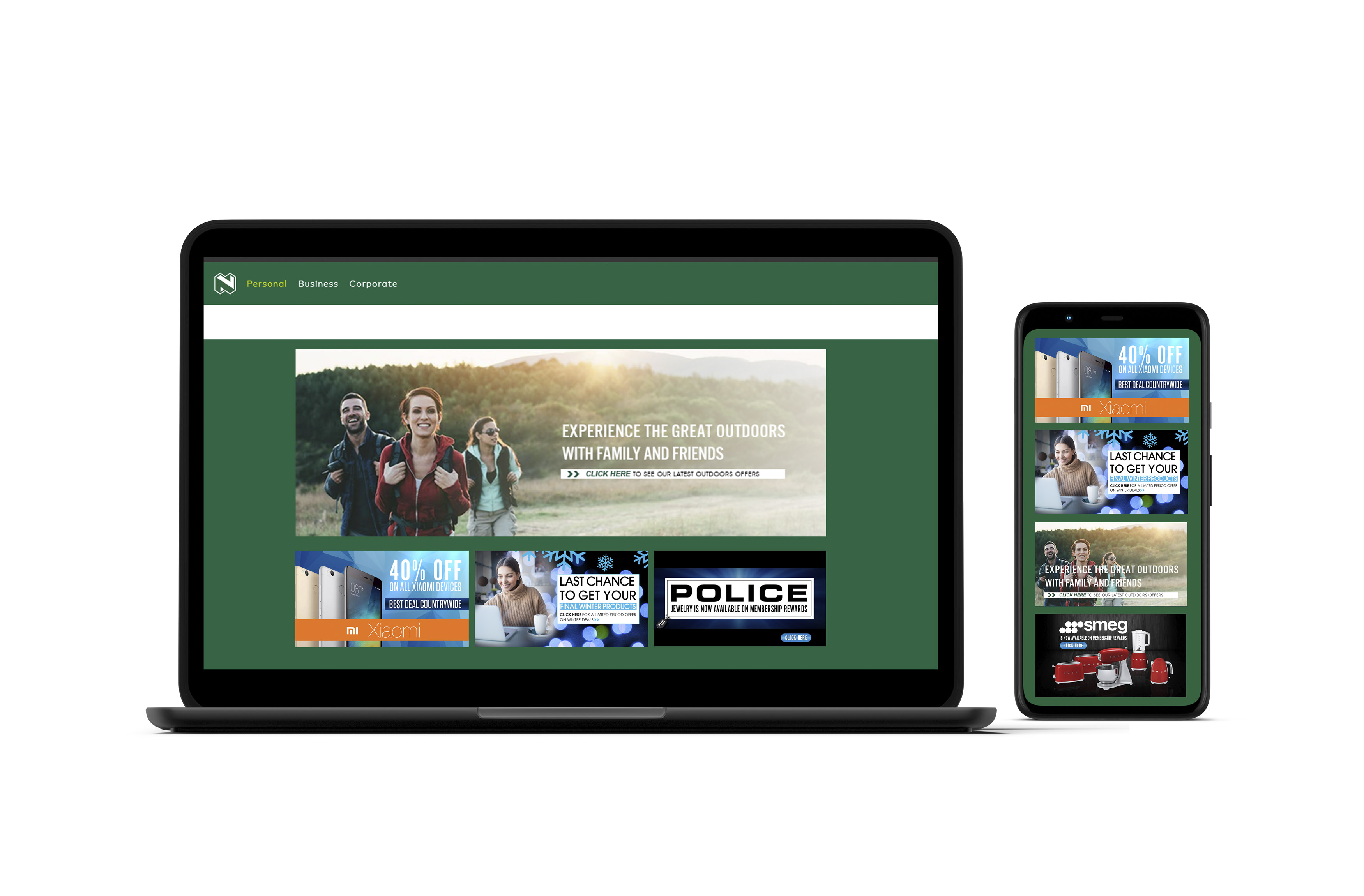 website banner design